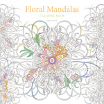 Book cover for Floral Mandalas Coloring Book