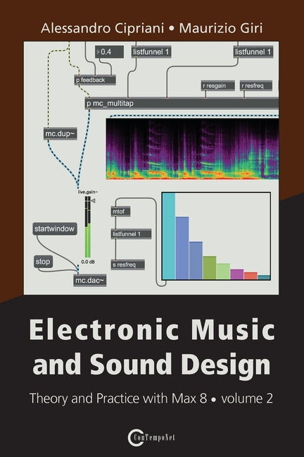 Book cover for Electronic Music and Sound Design - Theory and Practice with Max 8 - Volume 2 (Third Edition)