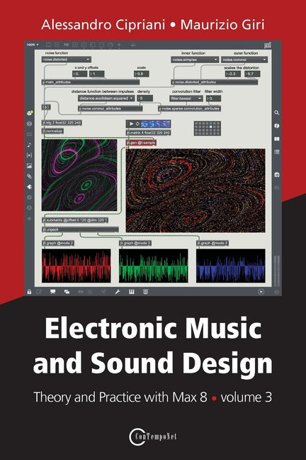 Book cover for Electronic Music and Sound Design - Theory and Practice with Max 8 - volume 3