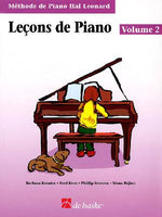 Book cover for Piano Lessons Book 2 - French Edition: Hal Leonard Student Piano Library