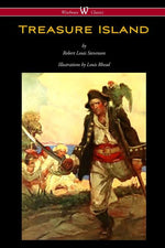 Book cover for Treasure Island (Wisehouse Classics Edition - with original Illustrations by Louis Rhead)