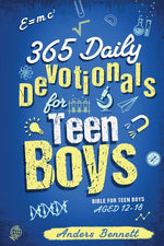 Book cover for 365 Daily Devotionals for Teen Boys: Bible for Teen Boys Aged 12-18 (Economic Version)