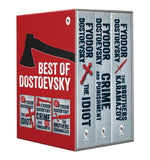 Book cover for Best of Dostoevsky Boxed Set - Timeless Masterpieces of Fyodor Dostoevsky / Crime and Punishment / The Idiot / Brothers Karamazov