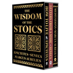 Book cover for Wisdom of the Stoics Boxed Set (Deluxe Hardbound Edition)