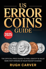 Book cover for Us Error Coins Guide 2025 (Mint Masters): The Official Price Guide to Find, Identify, and Value Rare Mint Errors in Your Pocket Change