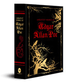 Book cover for Greatest Works of Edgar Allan Poe (Deluxe Hardbound Edition)