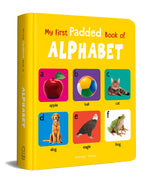 Book cover for My First Padded Book of Alphabet: Early Learning Padded Board Books for Children