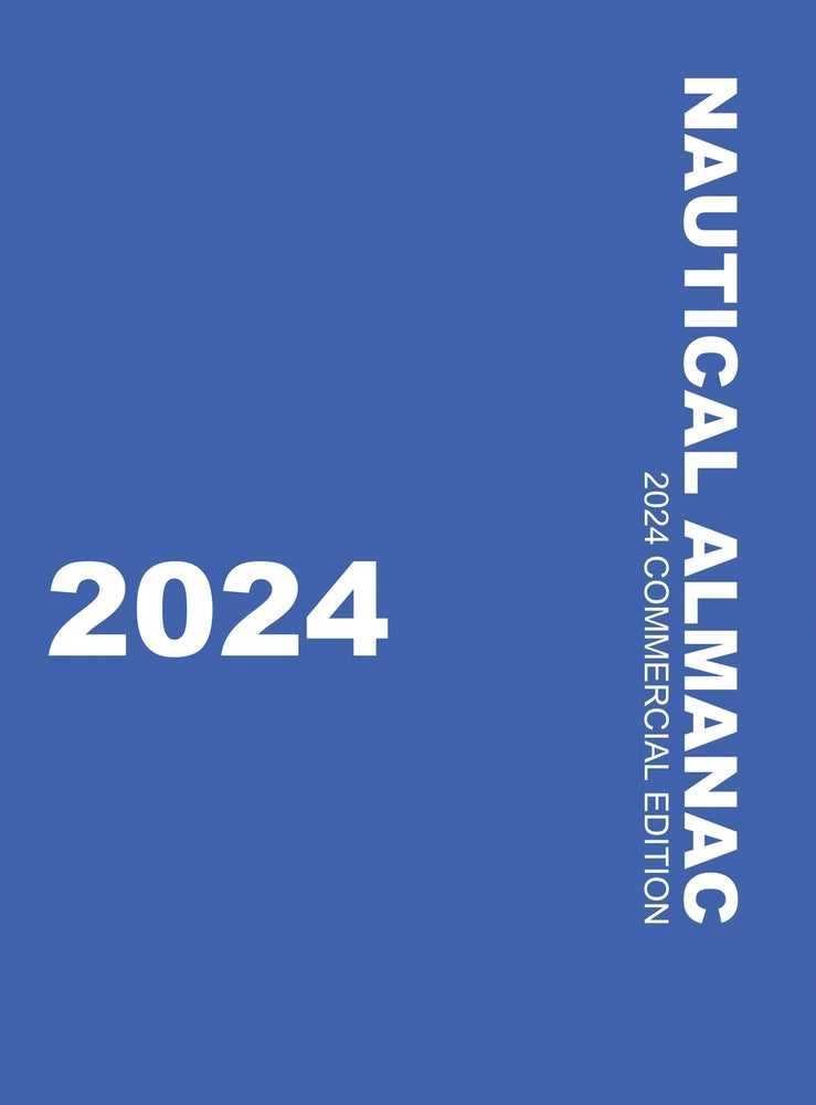 Book cover for Nautical Almanac 2024 (Nautical Almanac For the Year)