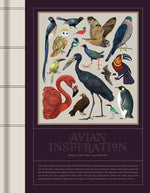 Book cover for Avian Inspiration: Art and Design Inspired by Birds