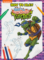 Book cover for How to Draw the Teenage Mutant Ninja Turtles