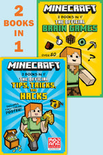 Book cover for Tips, Tricks, and Hacks/Brain Games (Minecraft)