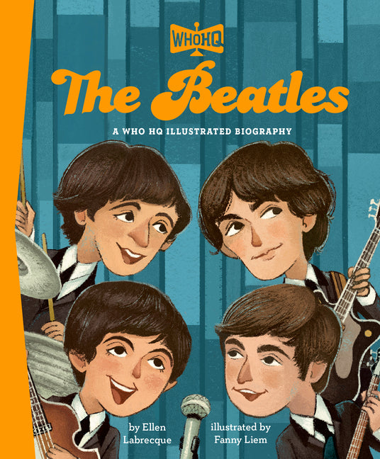 Book cover for Beatles: A Who HQ Illustrated Biography