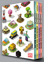 Book cover for Minecraft: Bite-Size Builds Collection 4-Book Boxed Set: Minecraft: Bite Size-Builds, Minecraft: Amazing Bite-Size Builds, Minecraft: Super Bite-Size