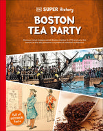 Book cover for DK Super History Boston Tea Party