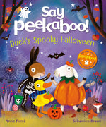 Book cover for Say Peekaboo! Duck's Spooky Halloween