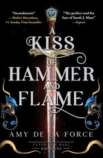 Book cover for Kiss of Hammer and Flame: The Must-Read, Sizzling Romantasy Debut for Fans of Throne of Glass