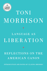 Book cover for Language as Liberation: Reflections on the American Canon