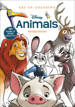 Book cover for Art of Coloring: Disney Animals: 100 Images to Inspire Creativity