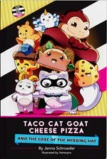Book cover for Taco Cat Goat Cheese Pizza and the Case of the Missing Hat