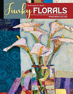Book cover for Funky Florals: Mixed Media Collage
