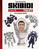Book cover for Official Skibidi Toilet Coloring Book (Stocking Stuffer)