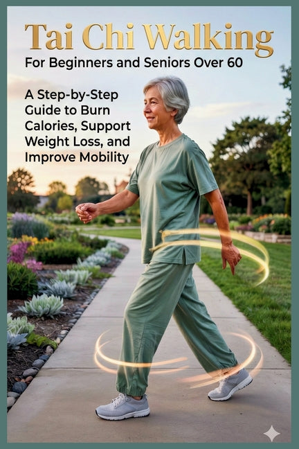 Book cover for Tai Chi Walking for Beginners and Seniors Over 60: A Step-by-Step Guide to Burn Calories, Support Weight Loss, and Improve Mobility