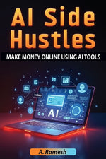 Book cover for AI Side Hustles: Make Money Online Using AI Tools: Discover Proven Strategies, AI-Powered Tools, and Step-by-Step Methods to Build Profitable Online I