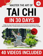 Book cover for Tai Chi for Beginners: 10-Minute Step-by-Step Illustrated Routines to Restore Flexibility, Improve Balance, Relieve Stress, Ease Joint Pain, and Help