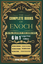 Book cover for Complete Books of Enoch: The Full Collection of These Sacred Texts (Large Print)