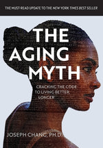 Book cover for Aging Myth: Cracking the code to living better, longer
