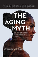 Book cover for Aging Myth: Cracking the code to living better, longer