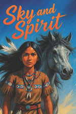 Book cover for Sky and Spirit: The Inspiring Story of a Native American Girl's Perseverance, Honor, and Bond with a Wild Horse