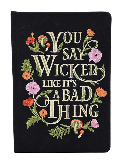 Book cover for Wicked Embroidered Journal