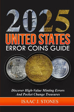 Book cover for Error Coin Book 2025: Discover High-Value Minting Errors and Pocket Change Treasures