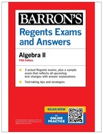 Book cover for Regents Exams and Answers: Algebra II, Fifth Edition (Barron's New York Regents)