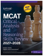 Book cover for MCAT Critical Analysis and Reasoning Skills Review 2027-2028: Online + Book