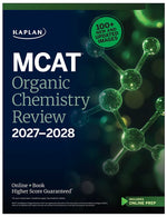 Book cover for MCAT Organic Chemistry Review 2027-2028: Online + Book