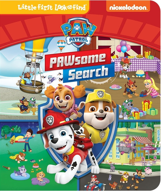 Book cover for Nickelodeon Paw Patrol: Pawsome Search Little First Look and Find