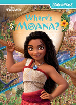 Book cover for Disney: Where's Moana? Look and Find