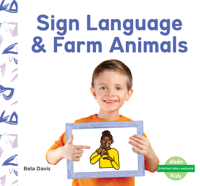 Book cover for Sign Language & Farm Animals