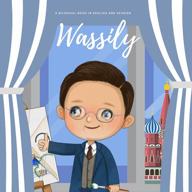 Book cover for Wassily Kandinsky: A Bilingual Book in English and Spanish