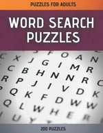 Book cover for Word Search Puzzles: Word Search Puzzle Book for Adults - 200 Large Print Word Search Puzzles with Solutions