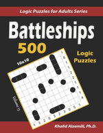 Book cover for Battleships: 500 Puzzles (10x10)