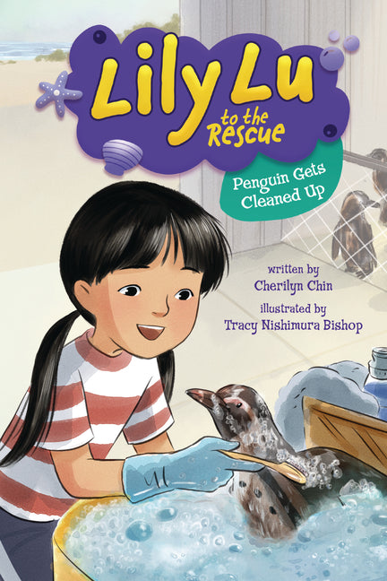 Book cover for Penguin Gets Cleaned Up