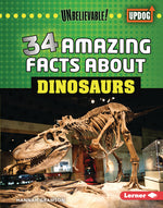Book cover for 34 Amazing Facts about Dinosaurs