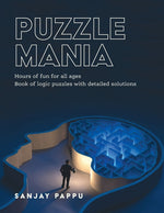 Book cover for Puzzle Mania: Book of Logic Puzzles with Detailed Solutions