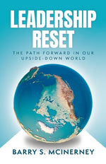 Book cover for Leadership RESET: The Path Forward in Our Upside-down World