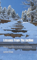 Book cover for Lessons From The Incline: Thirty-one Applications to Life, Business and Goal Setting