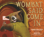 Book cover for Wombat Said Come in