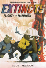 Book cover for Extincts: Flight of the Mammoth (the Extincts #2): A Graphic Novel